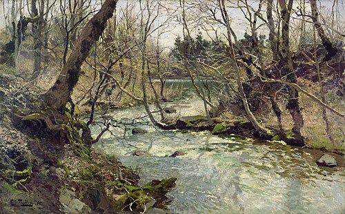 River, 1886, Frits Thaulow