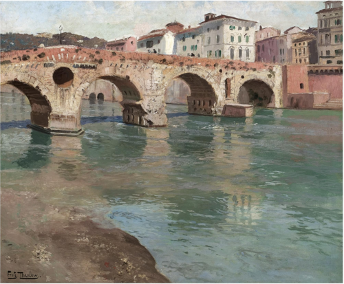 PONTE PIETRA, VERONA, , Frits Thaulow