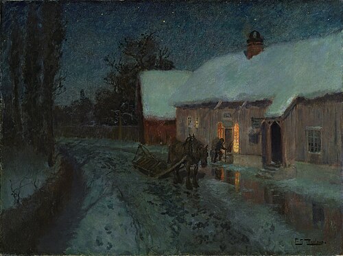 Nuit, 1885, Frits Thaulow