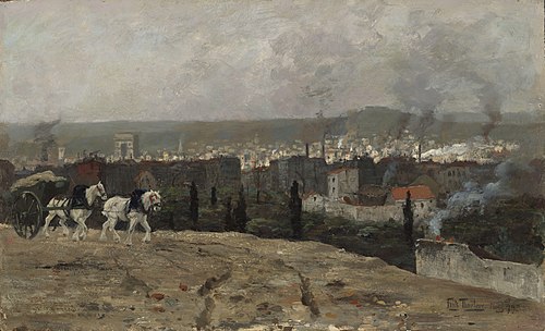 Parisian View, 1879, Frits Thaulow