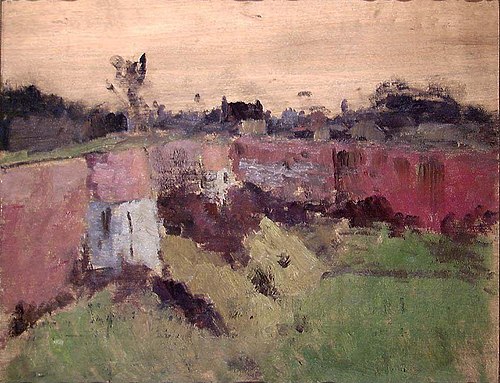 Outside the Fortification Walls at Montreuil, 1893, Frits Thaulow