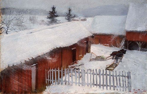 Winter, 1886, Frits Thaulow