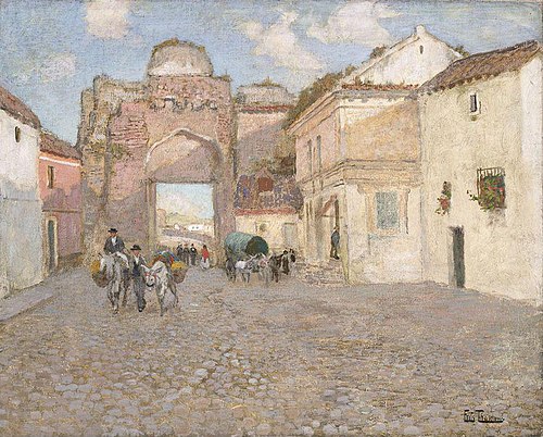 Square in Cordova, 1903, Frits Thaulow