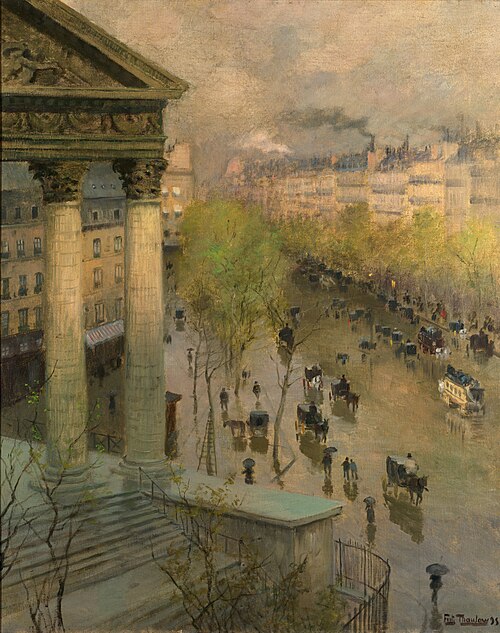Boulevard de la Madeleine à Paris, , Frits Thaulow