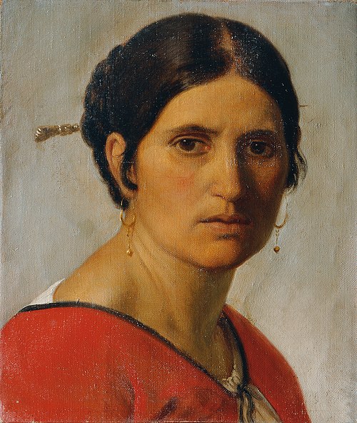 Italienische Bäuerin, , Josef Matyáš Trenkwald
