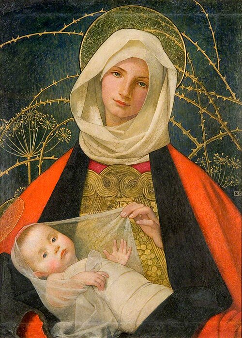Madonna and Child, , Marianne Stokes