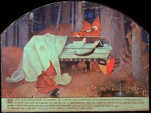 Snow White, 1902, Marianne Stokes