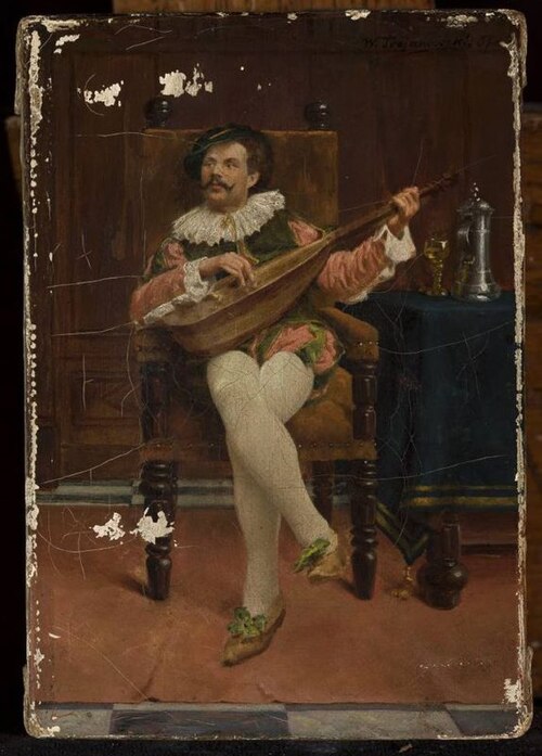 Lutenist, 1877, Wincenty Trojanowski