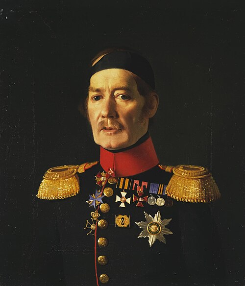 Portrait of Ye.Ye. Baranov, 1845, Fedor Tulov