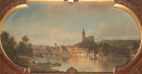 Vue de Schaffhouse, 1862, Pierre-Justin Ouvrié