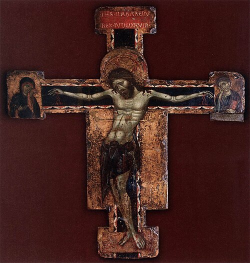 Cross with the Crucified Christ, 1270, Ugolino di Tedice