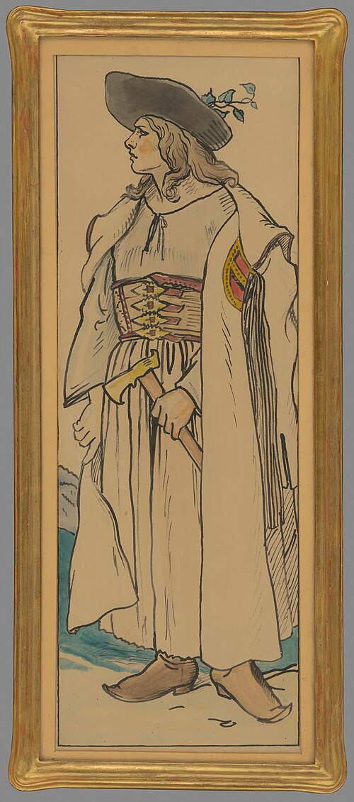 Figure of a Slovak Highwayman, 1905, Mikoláš Aleš