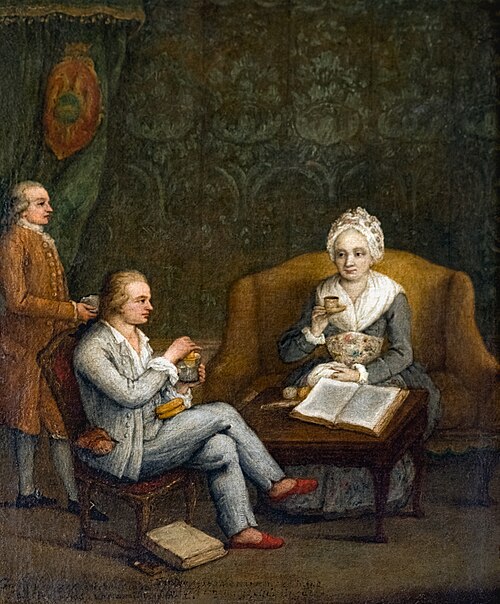 Portrait d'Adriana Giustinian Barbarigo et de son fils Gerolamo Ascanio, 1776, Pietro Longhi