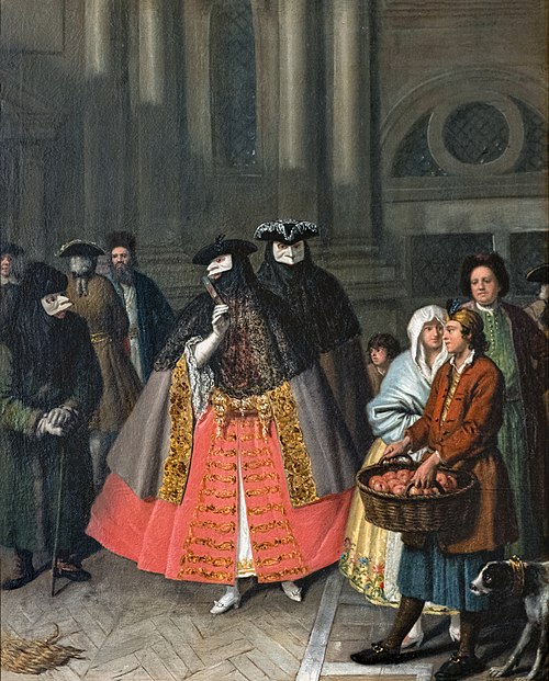 Colloque entre masques, 1760, Pietro Longhi