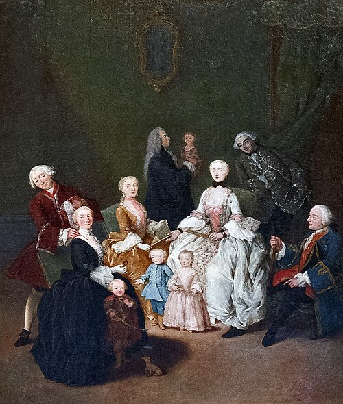 Famille patricienne, 1752, Pietro Longhi