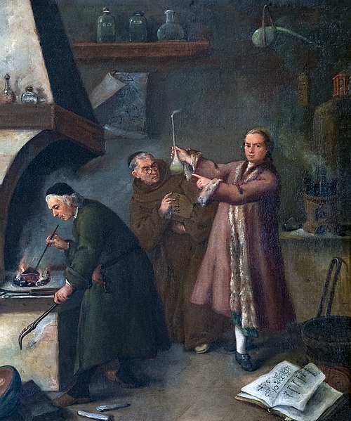 Les alchimistes, 1757, Pietro Longhi