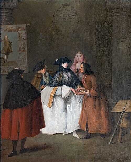 La diseuse de bonne aventure, 1752, Pietro Longhi