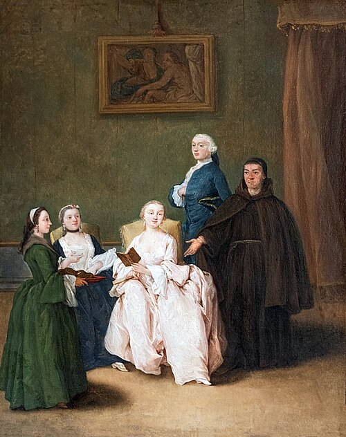 Visite d'un frère, 1755, Pietro Longhi