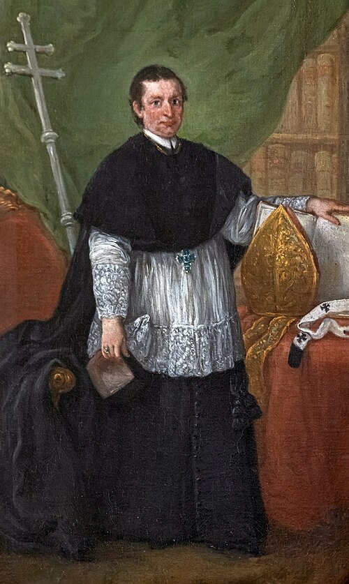 Portrait de l’évêque Andrea Benedetto Ganassoni, 1774, Pietro Longhi