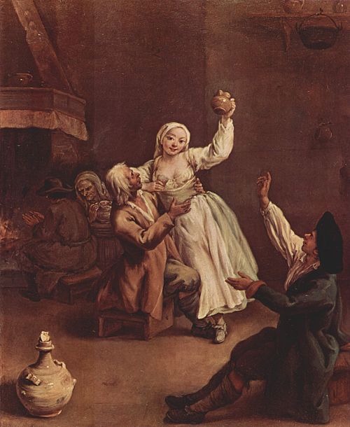 The hilarious pair, 1740, Pietro Longhi