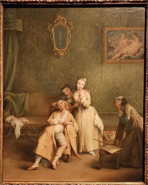 As Cócegas, 1755, Pietro Longhi
