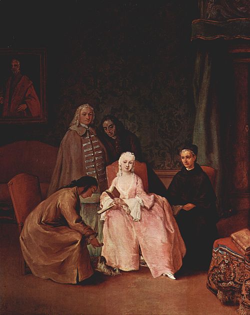 La Visite, 1746, Pietro Longhi