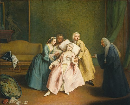 The Faint, 1744, Pietro Longhi