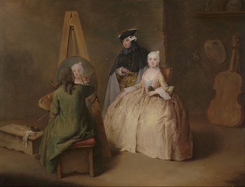 The Painter in his Studio, 1741, Pietro Longhi