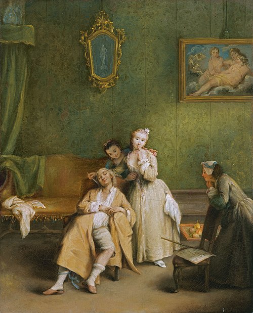 The Tickle, 1755, Pietro Longhi
