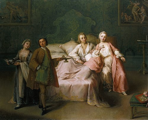 The Married Couple's Breakfast, 1744, Pietro Longhi