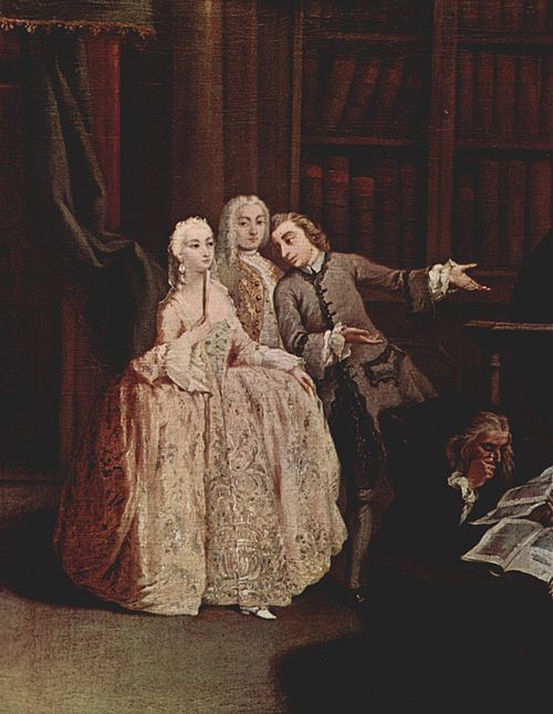 Visit to a Library, 1760, Pietro Longhi