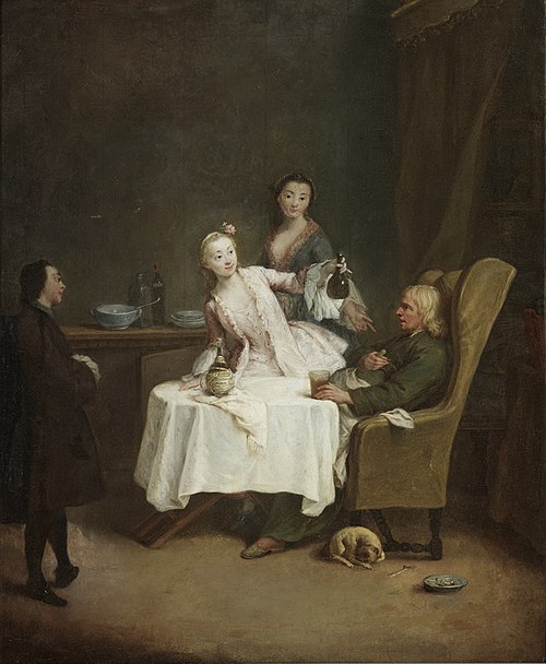 A Meal at Home, 1753, Pietro Longhi