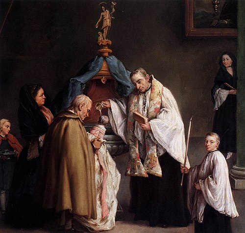 The Baptism, 1755, Pietro Longhi