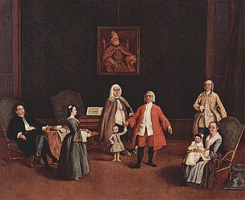 Ritratto di famiglia veneziana, , Pietro Longhi
