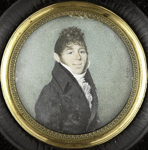 Portrait of Gerrit Jan van Houten (1774- ), 1800, Joseph Boze
