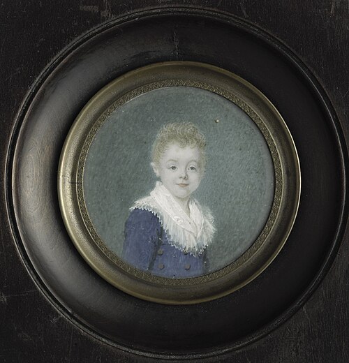 Portrait of a six-year-old Boy of the Bus Family, 1811, Joseph Boze
