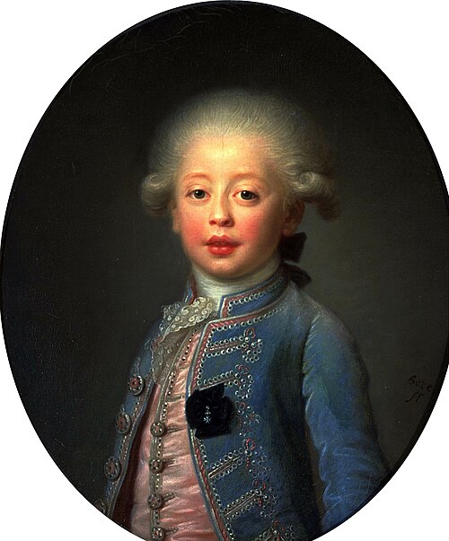Louis-Antoine de Bourbon, Duc d'Angouleme, 1785, Joseph Boze