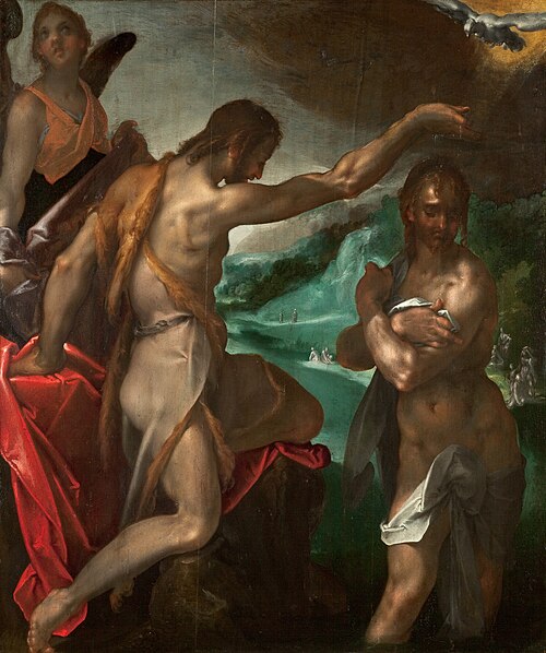 Le Baptème du Christ, 1603, Bartholomeus Spranger