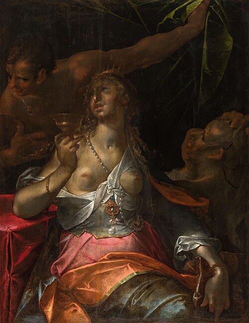 The Suicide of Sophonisba, 1605, Bartholomeus Spranger