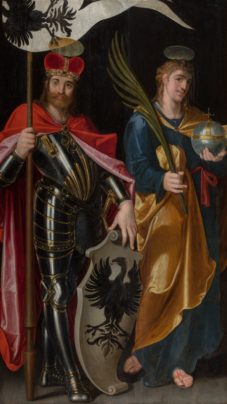 St Wenceslas and St Vitus, , Bartholomeus Spranger