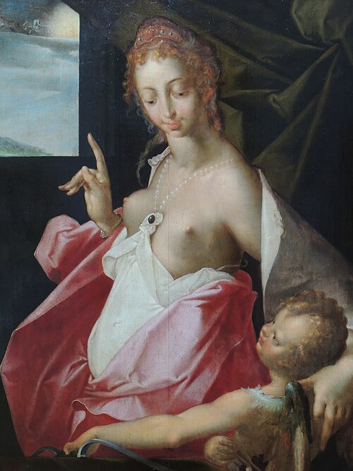 Vénus et l'Amour, 1590, Bartholomeus Spranger