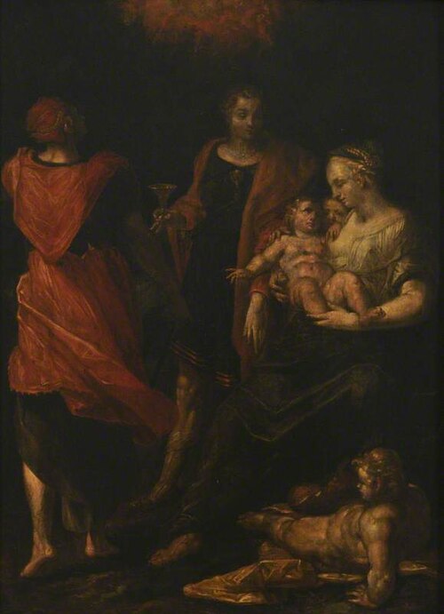 Faith, Hope and Charity, , Bartholomeus Spranger