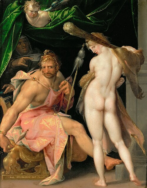 Herakles and Omphale, 1600, Bartholomeus Spranger