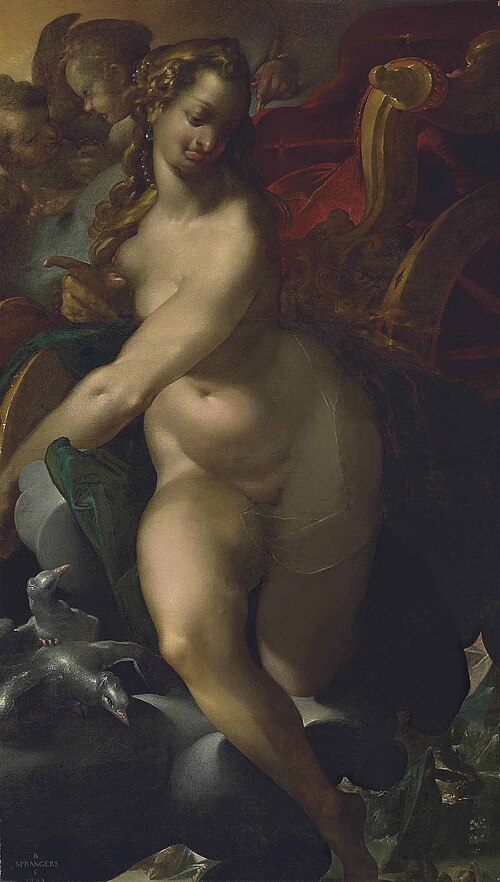The Triumph of Venus, 1600, Bartholomeus Spranger