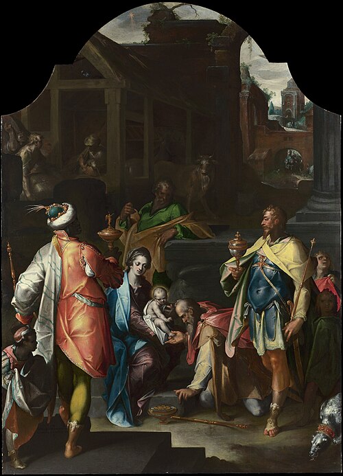 The Adoration of the Kings, 1595, Bartholomeus Spranger