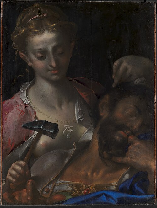 Jael Kills Sisera, 1586, Bartholomeus Spranger