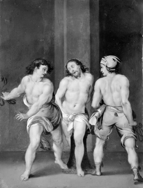 The Flagellation of Christ, 1586, Bartholomeus Spranger