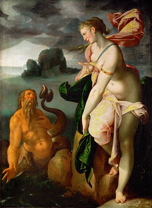 Glaucus   and  Scylla, 1580, Bartholomeus Spranger