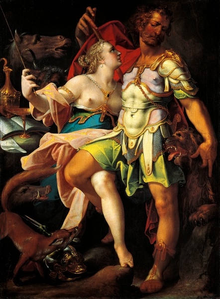 Ulysse et Circé, 1580, Bartholomeus Spranger