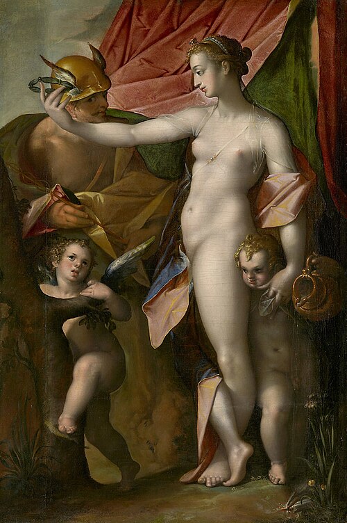 Venus und Merkur, 1585, Bartholomeus Spranger